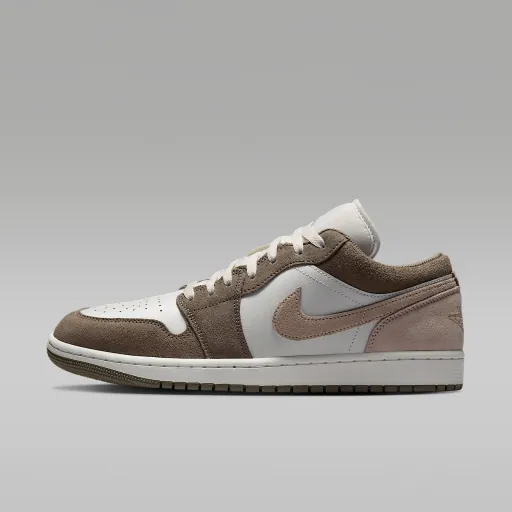 Air Jordan 1 Low, Olive Grey/Summit White/Pale Ivory/Enigma Stone