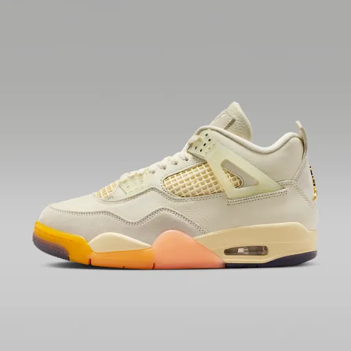 Air Jordan 4 Retro "Birds of Paradise", Coconut Milk/Bright Mango/Bright Mango/Muslin